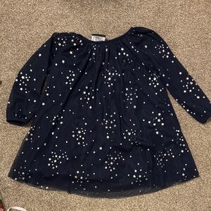 Biscotti Navy Starry Kids Formal Dress